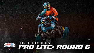 HIGHLIGHTS  Pro Lite Round 6 of AMSOIL Championship Snocross 20222023 [upl. by Adelaja]