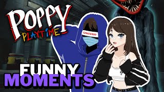 Noc w fabryce zabawek FUNNY MOMENTS  Poppy Playtime Chapter 1 amp 2 [upl. by Amees]