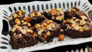 Perfect Eggless Brownie Recipe Chocolate brownie recipe Fudgy Brownies  Dessert Recipe Brownie [upl. by Nuoras907]