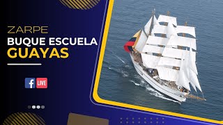 Zarpe del Buque Escuela quotGuayasquot al crucero Internacional Mar Báltico 2024 [upl. by Ecirual]