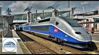 Gare de Rennes  Trains TGV Ouigo TER Fret [upl. by Walls]