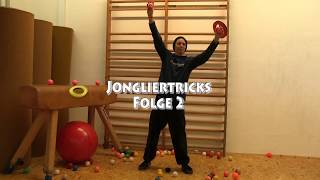 Jonglieren Tutorial Tricks mit zwei Bällen [upl. by Atalayah]