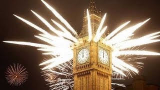 2013 Fireworks London 2013  New Years Eve [upl. by Notslar]