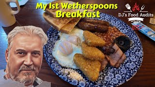 Wow My First Wetherspoons Breakfast Review [upl. by Sandie]