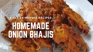 Onion Bhaji Recipe  QUICK AND EASY Tutorial [upl. by Madeline]