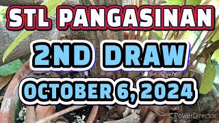 STL PANGASINAN RESULT TODAY 2ND DRAW OCTOBER 6 2024 5PM  SUNDAY [upl. by Zinnes212]