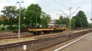 Drezyna WM15A  wagon PWM15 Sosnowiec Główny [upl. by Arocal]