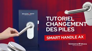 SmartHandle AX  Tuto changement des piles [upl. by Naveb]