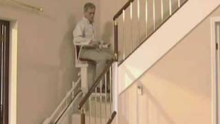 Curved Stairlift—StairLiftsHomecom [upl. by Valdes]