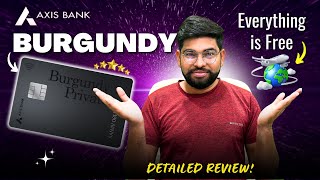 Axis Bank Burgundy Credit Card Detailed Review  Benefits Features amp Eligibility 🤗 [upl. by Cote]