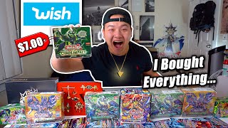 I Bought All The YUGIOH Products on WishYUGIOH MYSTERY BOX [upl. by Gaudet133]