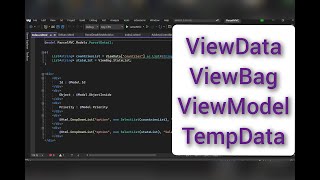 ViewData  ViewBag  ViewModel  TempData in ASPNET MVC  Explanation with Example in hindi [upl. by Nhguavoj154]