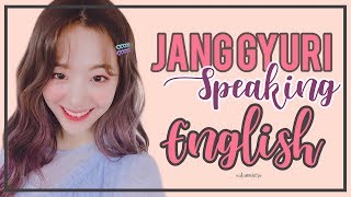 Fromis9 Jang Gyuri Speaking English  프로미스나인 장규리 영어모음 [upl. by Nillek]