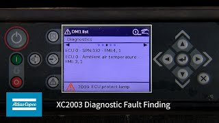 Atlas Copco XC2003 Diagnostic Fault Finding  Atlas Copco Power Technique USA [upl. by Cyrillus]