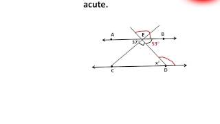 6 Parallel and Transversal lines Angles  GRE [upl. by Labinnah]