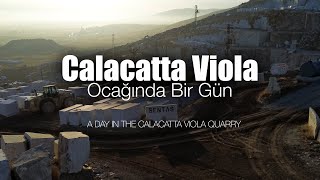 A DAY IN THE MARBLE QUARRY TURKISH CALACATTA VIOLA [upl. by Hazlett]