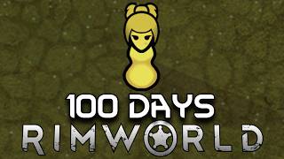 I Spent 100 Days in an Apocalyptic Wasteland in Rimworld [upl. by Aihsram225]