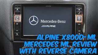 Alpine X800DML  Mercedes ML Review [upl. by Ladin]