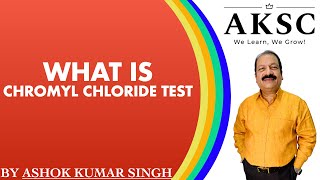 51 What is Chromyl Chloride Test  AKSC  Chemistry  NEET JEE [upl. by Holcomb]