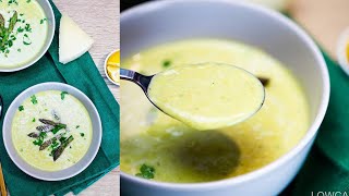 Creamy Asparagus Soup  20 Minute Recipe [upl. by Aibos]