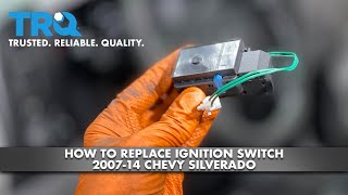 How to Replace Ignition Switch 200714 Chevy Silverado [upl. by Marcellina]