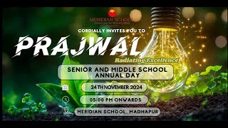 Meridian School Madhapur  PRAJWAL Annual Day  Middle And Secondary School  24th November 2024 [upl. by Cleaves]