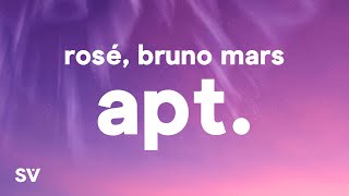 ROSÉ amp Bruno Mars  APT Lyrics [upl. by Chloris]