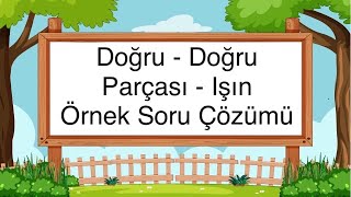 Açılar  Doğru Parçası Işın Doğru Nokta Örnek Soru Çözümleri  Matematik Geometri Açılar [upl. by Einnor]