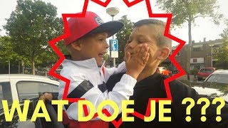 Mijn broertje van 4 zingt krantenwijk van lil Kleine en Boef [upl. by Ysus]