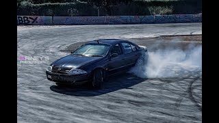 AU Falcon First Drift Practice at Archerfield Drift Park [upl. by Dnallor]