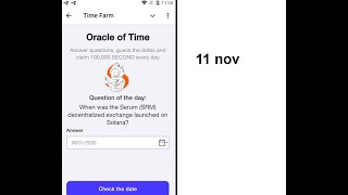 Time Farm Answer Today  Time Farm Oracle of Time 11 November  Time Farm Oracle Question of the day [upl. by Richey]