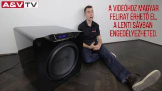 SVS SB16Ultra subwoofer English review magyar felirat [upl. by Kozloski]