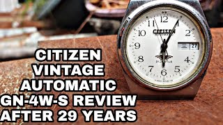 Citizen Vintage GN4WS Automatic Watch Review After 29 Years [upl. by Eanram]