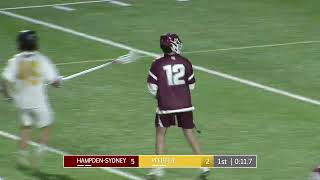 HampdenSydney vs Pfeiffer Mens Lacrosse [upl. by Domingo]