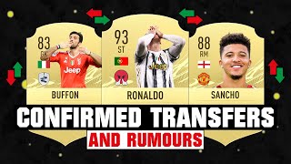 FIFA 22  NEW CONFIRMED TRANSFERS amp RUMOURS 🤪🔥 ft Ronaldo Buffon Sancho etc [upl. by Dombrowski511]