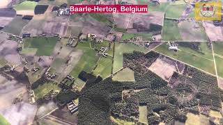 BaarleHertog aerial view  Belgium  Netherlands  BaarleNassau  Countries with no borders [upl. by Sivart]