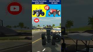 Massey Ferguson vs Mahindra Arjun Indian vehicles simulator 3d tochan youtube [upl. by Maida]