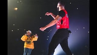 Drake brings out Chris Brown on stage in LA [upl. by Powel815]