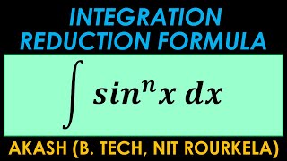 Integration 7 Marks Important Question 1  sinnx reduction formula [upl. by Ramoj]