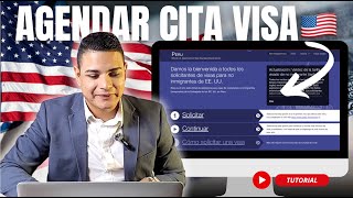 Como AGENDAR CITA para RENOVAR o sacar VISA AMERICANA 🇺🇸 [upl. by Landrum697]