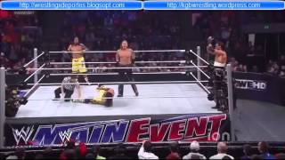 3MB vs The Usos WWE Main Event 13313 [upl. by Namharludba]