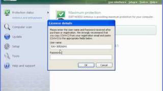 طريقه تفعيل ESET Nod32 Anti Viruswmv [upl. by Ebonee]