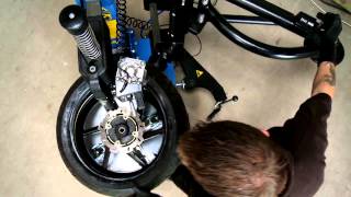 Hofmann Megaplan Moto22 Motorcycle Tyre Changer [upl. by Nnylkcaj]