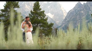 Grand Tetons Elopement Wedding Film [upl. by Doownil]