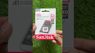 SanDisk Ultra 64GB microSD 10 Years Warranty Memory Card Unboxing memorycard microsdcard [upl. by Ennagroeg]