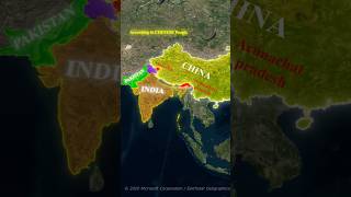 Whats the actual map of India shorts india [upl. by Aerbua]