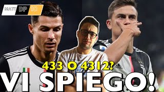 VI SPIEGO TUTTO 433 O 4312 ECCO IL MIGLIOR MODULO PER LA JUVENTUS [upl. by Millisent]