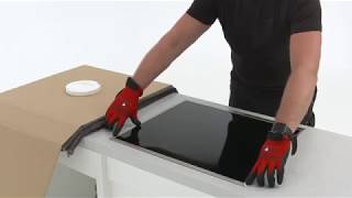 How to install your AEG Induction Hob  Worktop installation [upl. by Artenal]