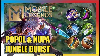 Popol amp Kupa Jungle Burst Build  MLBB Gameplay 9 [upl. by Yevrah]