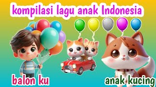 Kompilasi Lagu Anak  Balonku  Lagu Anak Anak  Lagu Anak Indonesia Populer  DoDo kids song [upl. by Hniht61]